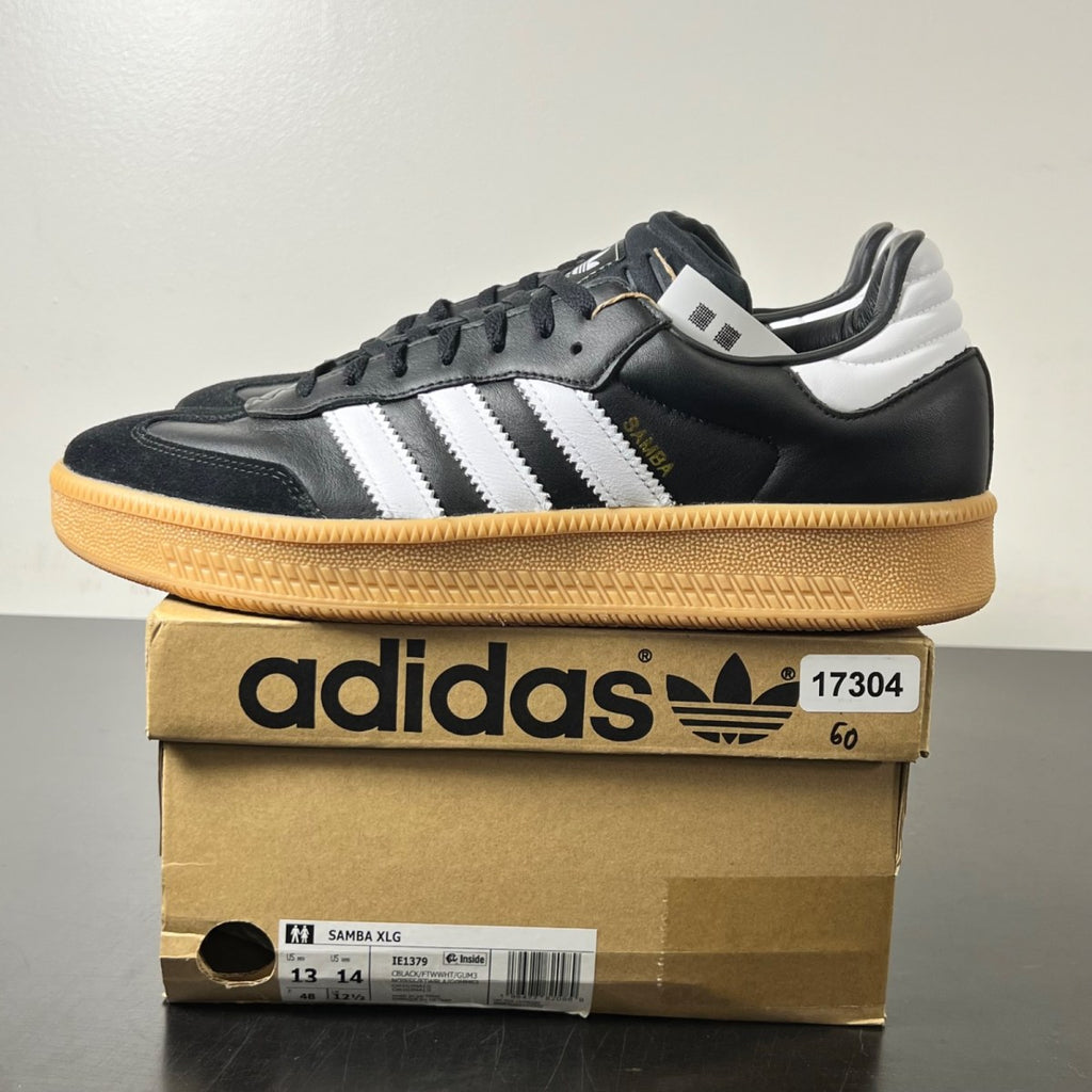 adidas Samba XLG Core Black Gum 13 (Lightly Worn Pre-Owned)adidasCore Black/Cloud White/Gum - Image 3