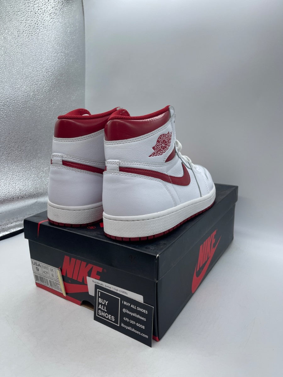 Jordan 1 Retro Metallic Red (2017) 9 (Lightly Worn Pre-Owned) - Image 5