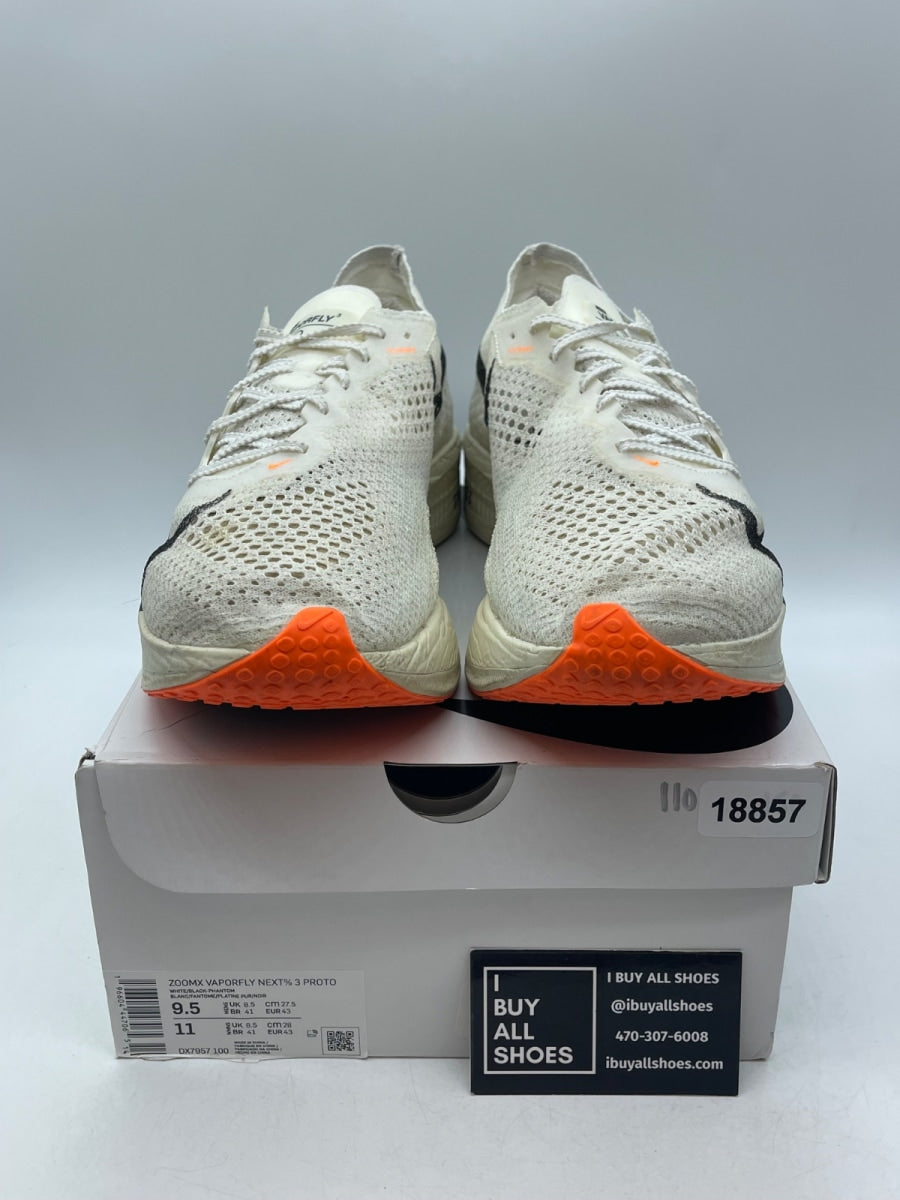 Nike ZoomX Vaporfly Next% 3 Prototype 9.5 (Moderately Worn Pre-Owned) - Image 2
