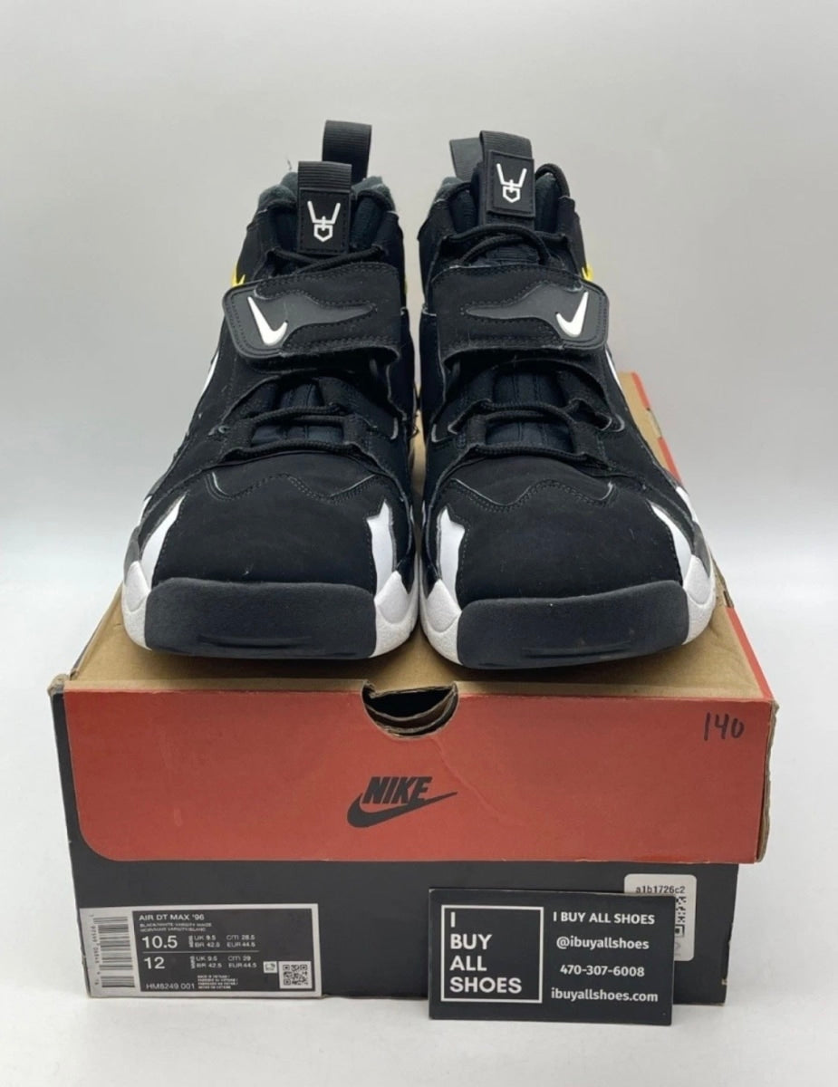 Nike Air DT Max '96 Black White (2024) 10.5 (Lightly Worn Pre-Owned)NikeBlack/White/Varsity Maize - Image 2