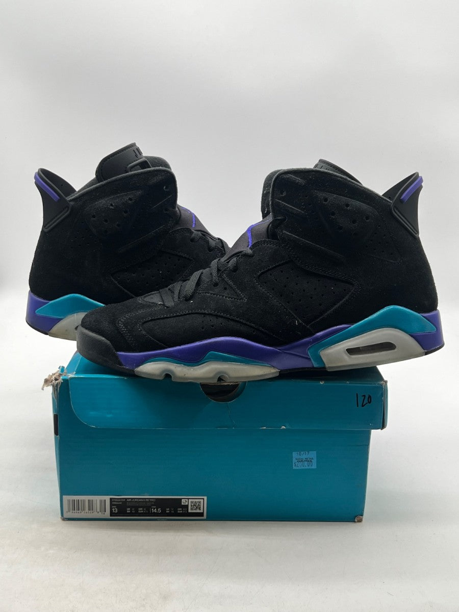 Jordan 6 Retro Aqua 13 (Moderately Worn Pre-Owned) - Image 1