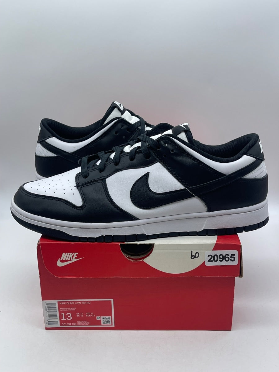 Nike Dunk Low Retro White Black Panda 13 (Moderately Worn Pre-Owned) - Image 1