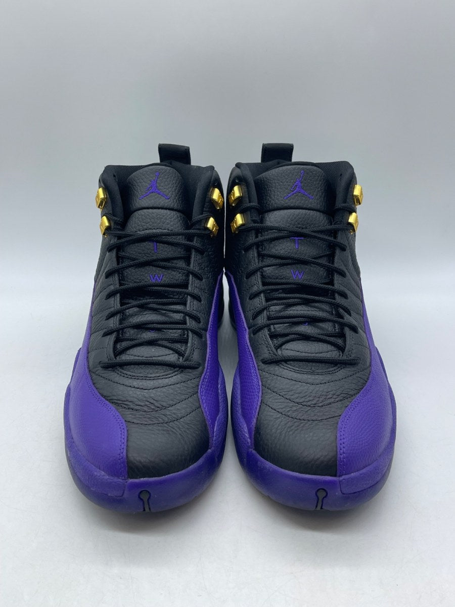 Jordan 12 Retro Field Purple 14 (Moderately Worn Pre-Owned)JordanBlack/Field Purple/Taxi - Image 2