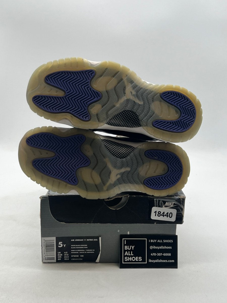 Jordan 11 Retro Concord (2018) (GS) 5Y (Moderately Worn Pre-Owned) - Image 8