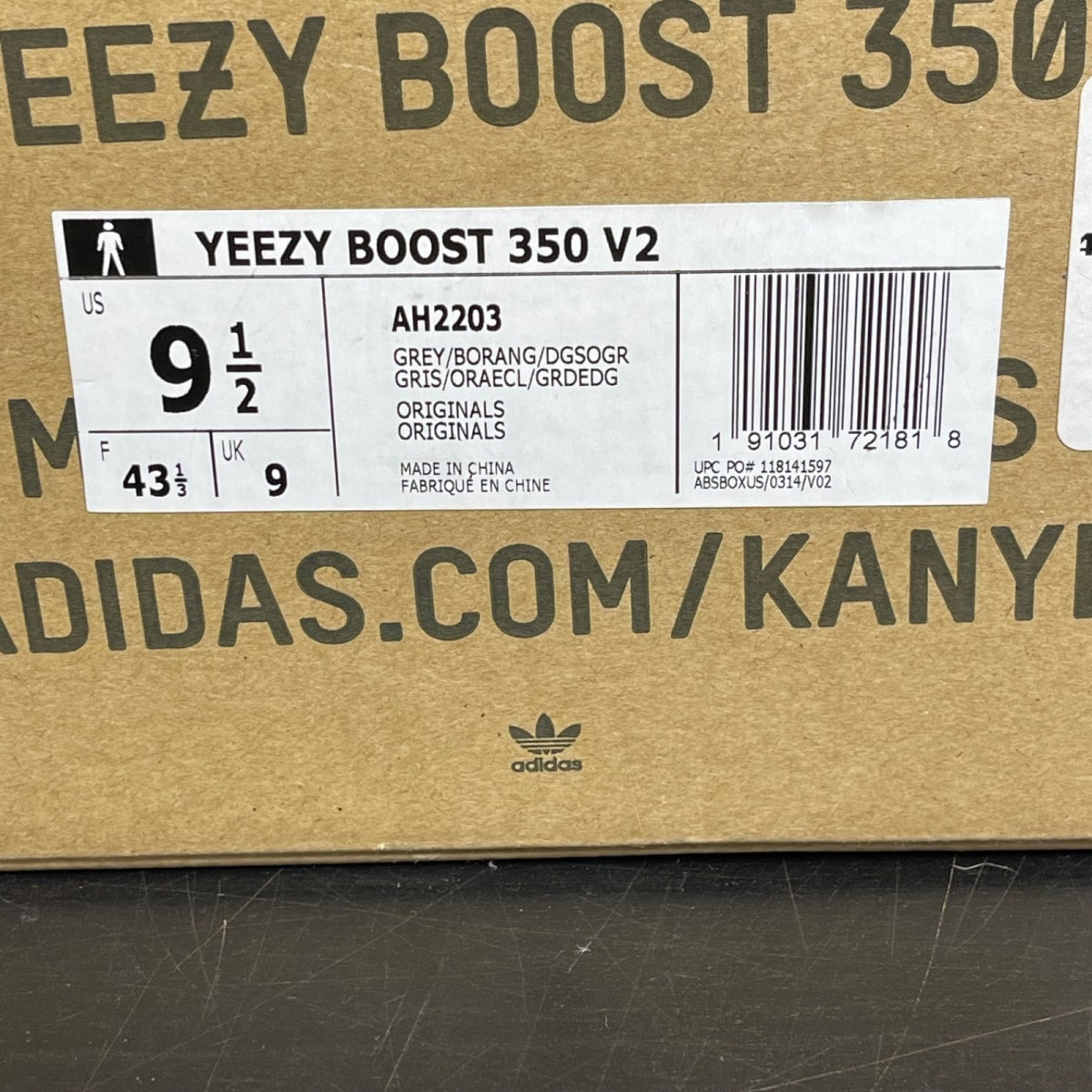 adidas Yeezy Boost 350 V2 Beluga 2.0 9.5 (Moderately Worn Pre-Owned)adidasGrey/Bold Orange/Dark Solid Grey - Image 7