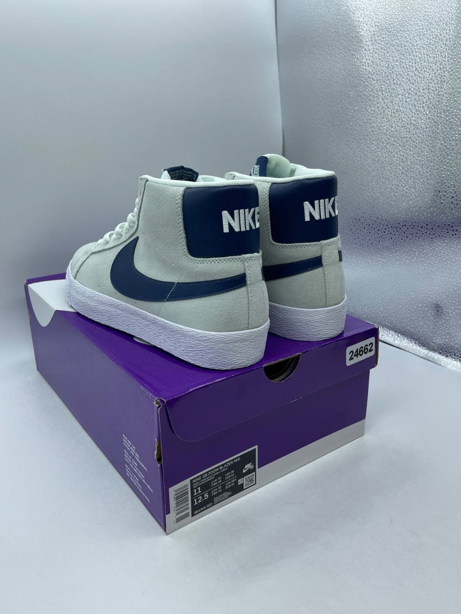 Nike Zoom Blazer Mid SB 'Barely Green Navy' 11 (Moderately Worn Pre-Owned)Nike