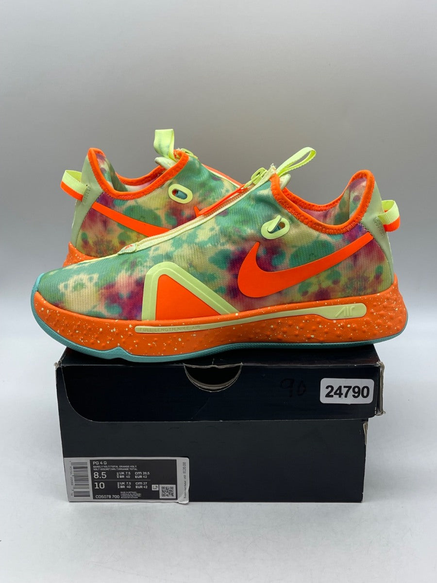 Nike PG 4 Gatorade All-Star (2020) 8.5 (Moderately Worn Pre-Owned)NikeBarely Volt/Volt-Photo Blue-Total Orange - Image 1
