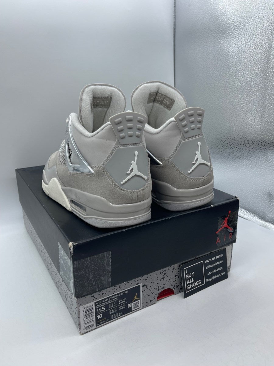 Jordan 4 Retro Frozen Moments (Women's) 11.5W (Moderately Worn Pre-Owned) - Image 4