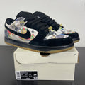 Nike SB Dunk Low Supreme Rammellzee 12 (Moderately Worn Pre-Owned)NikeBlack/Black-Multi-Color - Image 1