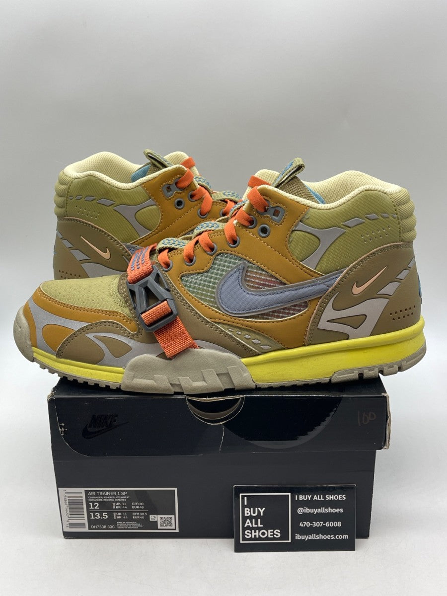 Nike Air Trainer 1 Utility SP Light Smoke Grey Honeydew Particle Grey 12 (Moderately Worn Pre-Owned) - Image 1
