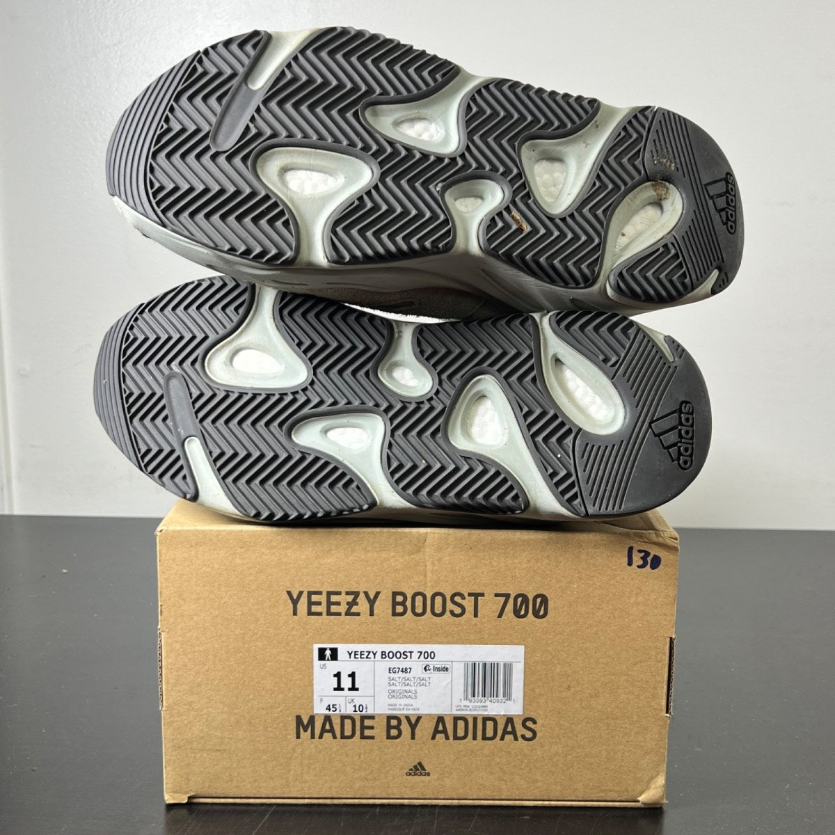 adidas Yeezy Boost 700 Salt 11 (Lightly Worn Pre-Owned)adidasSalt/Salt/Salt - Image 6