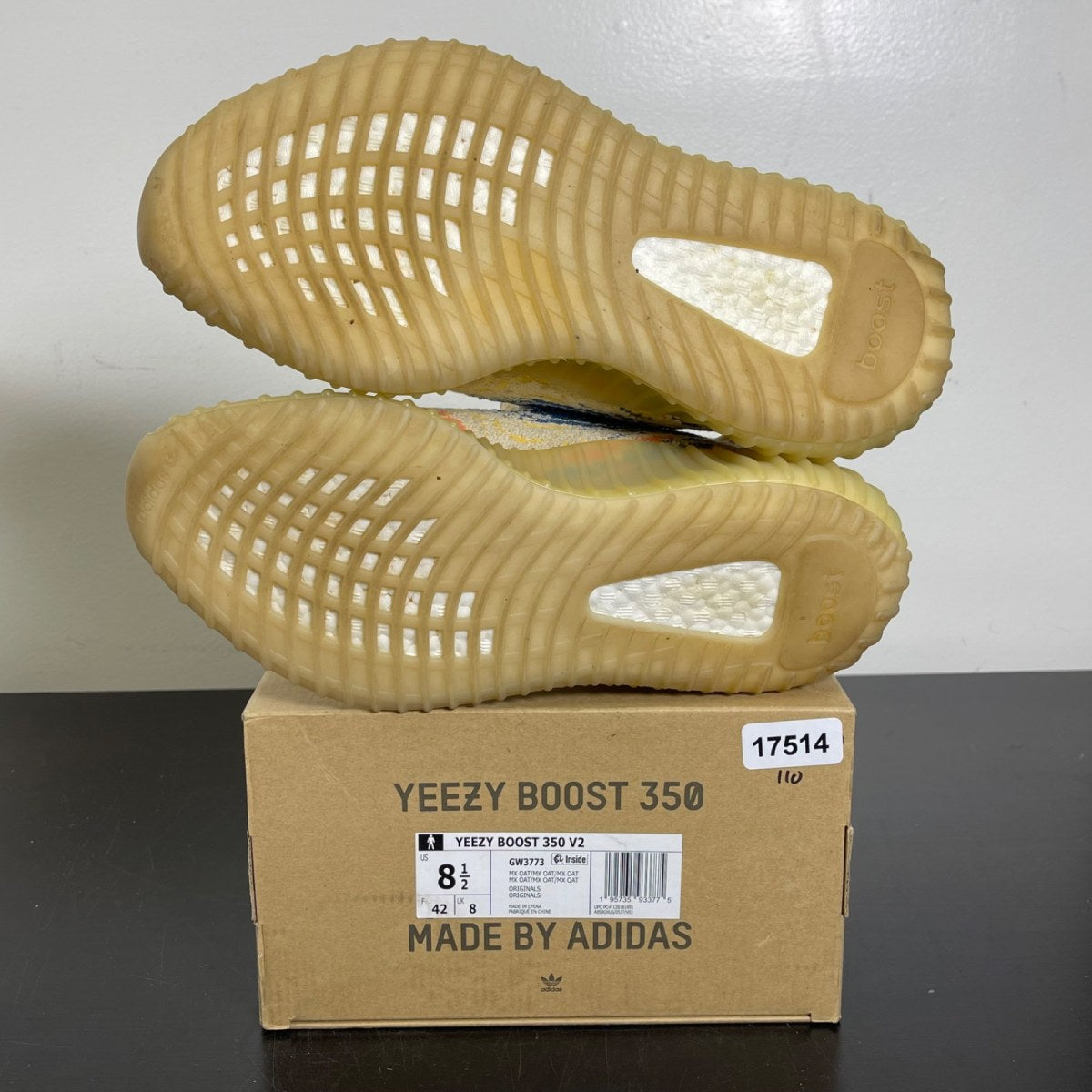 adidas Yeezy Boost 350 V2 MX Oat 8.5 (Moderately Worn Pre-Owned)adidasMX Oat/MX Oat/MX Oat - Image 5