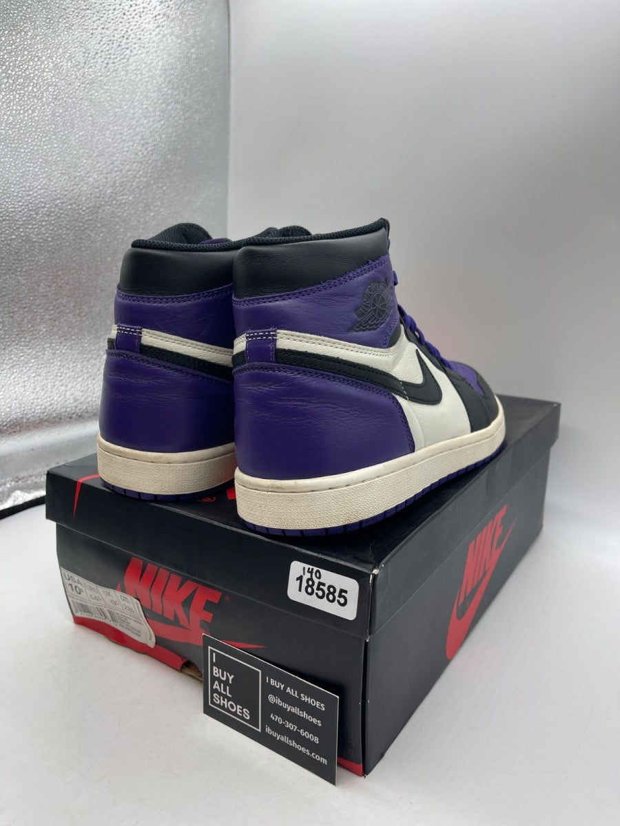 Jordan 1 Retro High Court Purple 10.5 (Heavily Worn Pre-Owned) - Image 5