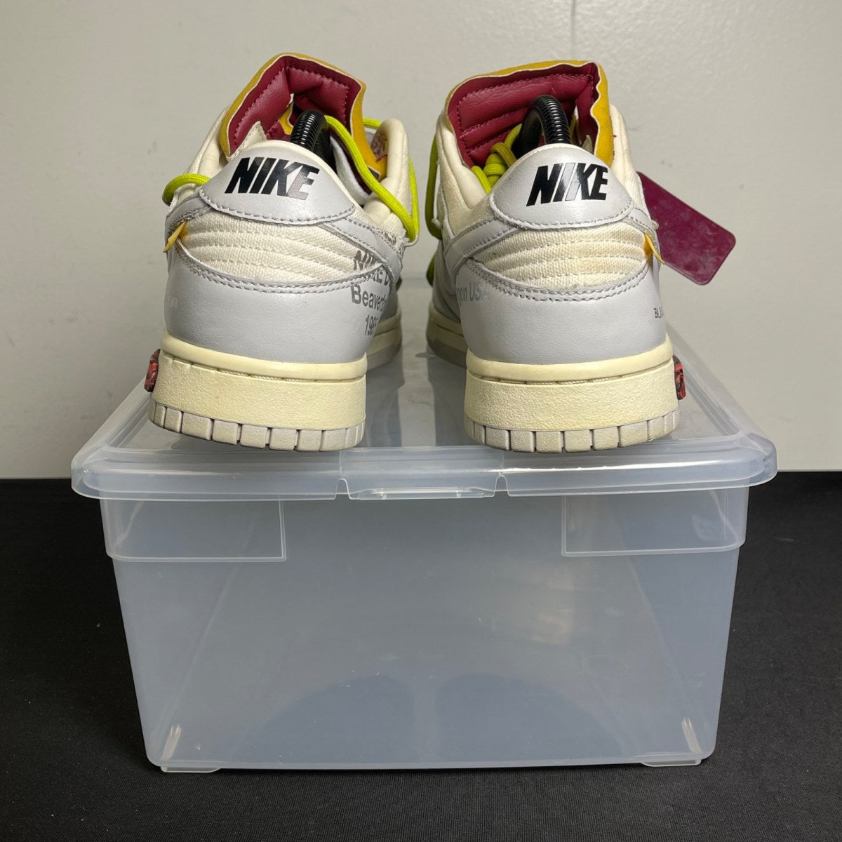Nike Dunk Low Off-White Lot 8 (Size 9) - aux