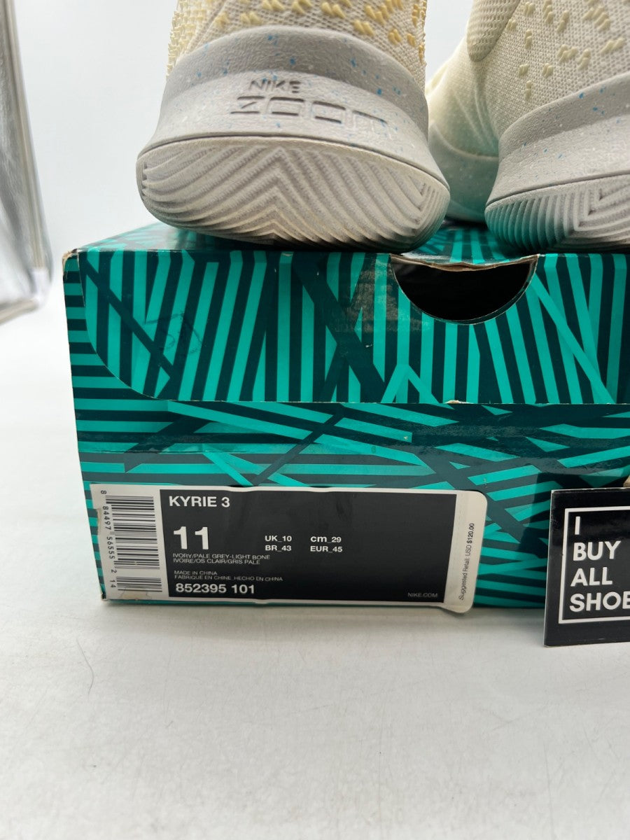 Nike Kyrie 3 Ivory 11 (Moderately Worn Pre-Owned) - Image 4