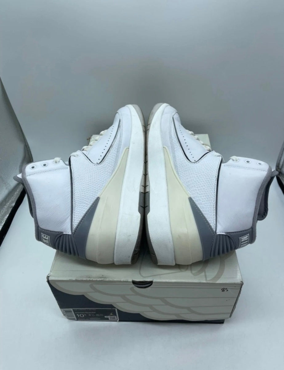 Jordan 2 Retro Cement Grey 10.5 (Moderately Worn Pre-Owned)JordanWhite/Cement Grey/Sail/Black - Image 6