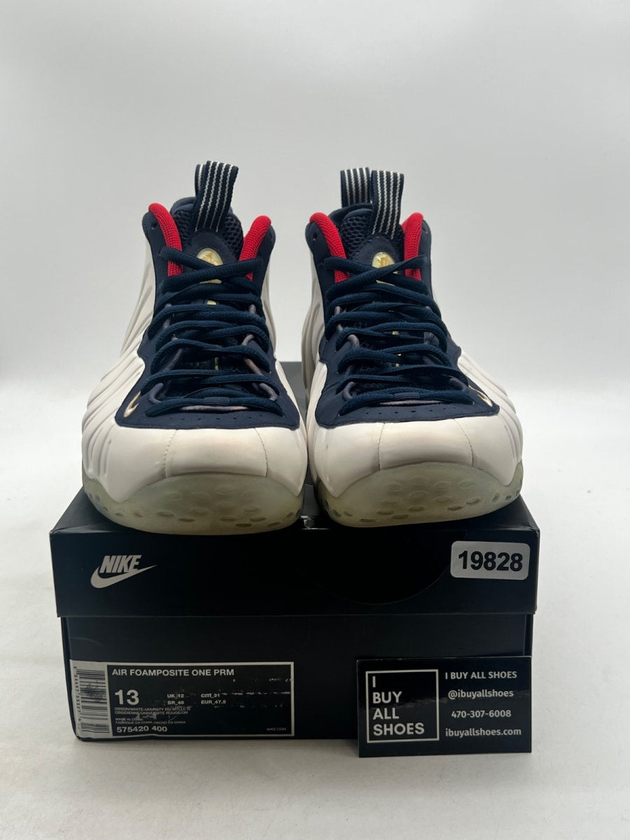 Nike Air Foamposite One Olympic 13 (Lightly Worn Pre-Owned) - Image 2
