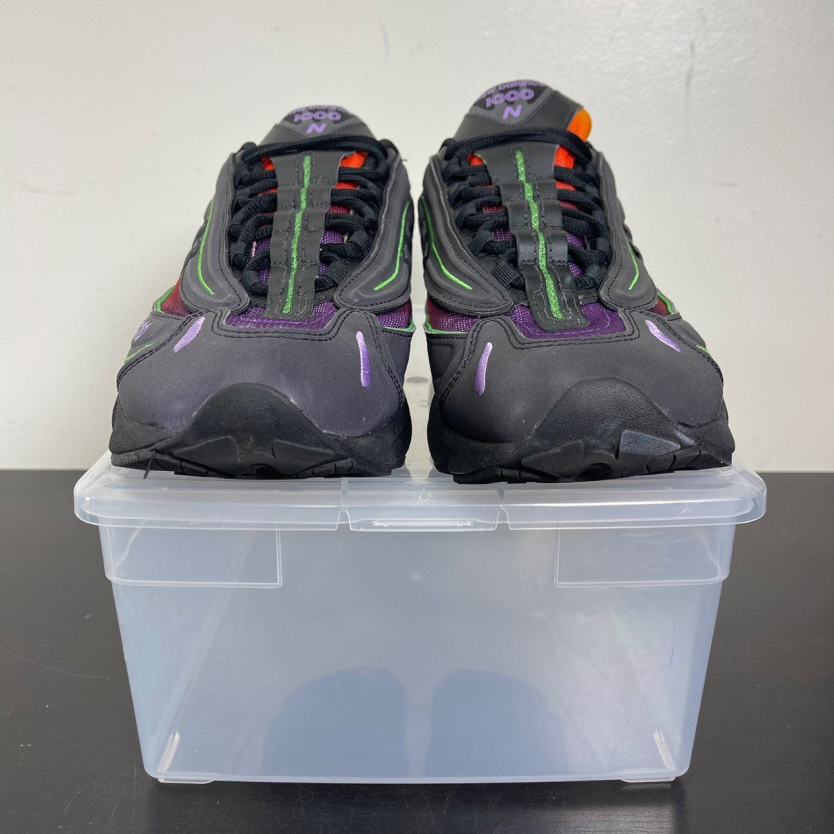 New Balance 1000 Reflective Black Multi-Color 11.5 (Moderately Worn Pre-Owned)New BalanceBlack/Multi-Color - Image 2