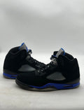 Jordan 5 Retro Racer Blue 13 (Moderately Worn Pre-Owned)JordanBlack/Racer Blue-Reflective Silver - Image 1