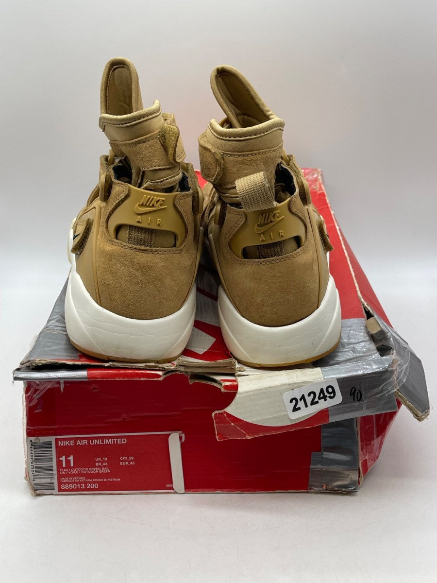 Nike Air Unlimited Flax/Outdoor Green-Sail 11 (Moderately Worn Pre-Owned)NikeFlax/Outdoor Green-Sail - Image 3