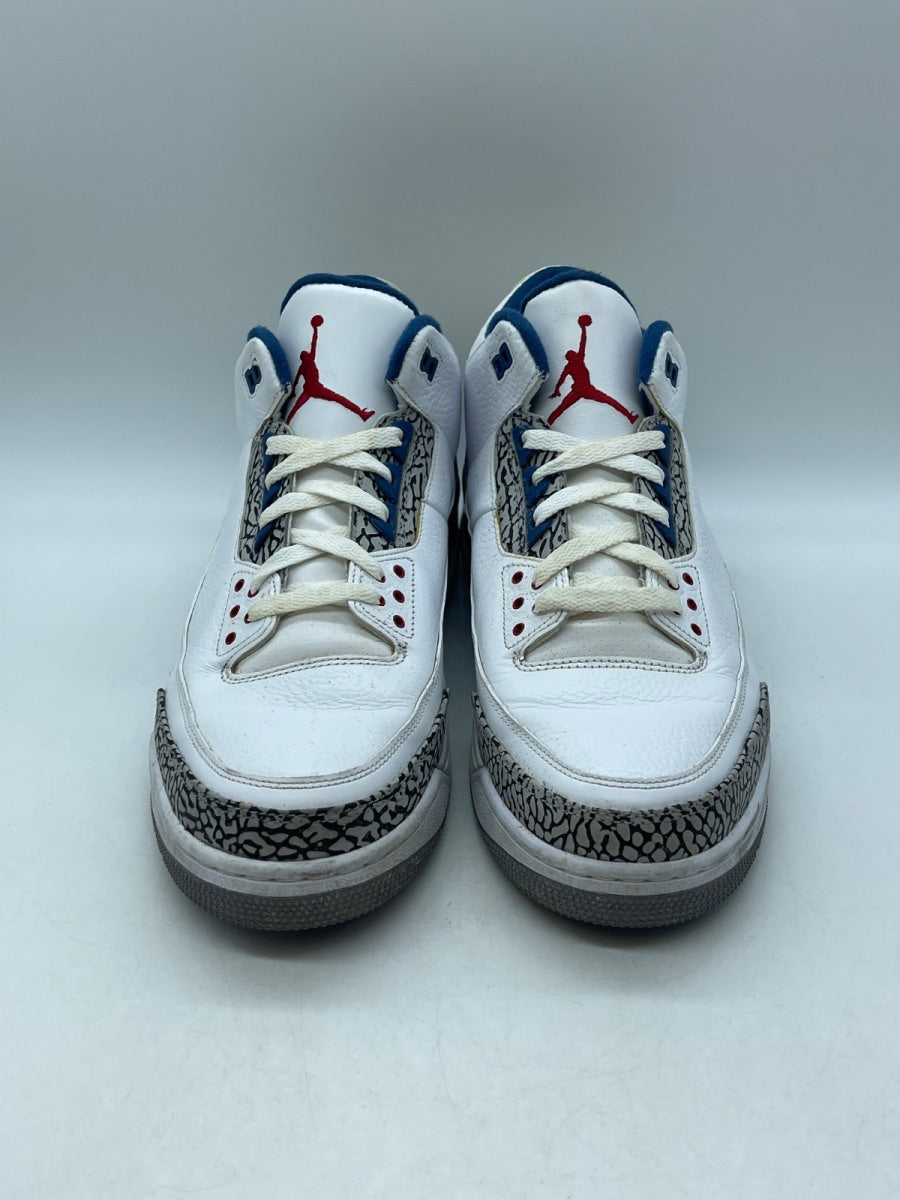 Jordan 3 Retro True Blue (2011) 14 (Moderately Worn Pre-Owned)JordanWhite/Cement Grey-True Blue - Image 2