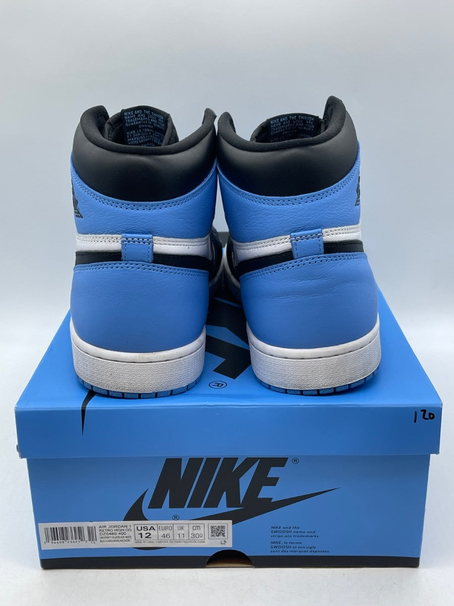 Jordan 1 Retro High OG UNC Toe 12 (Moderately Worn Pre-Owned) - Image 3