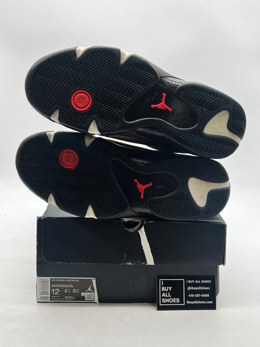 Jordan 14 Retro Winterized Archaeo Brown 12 (Lightly Worn Pre-Owned) - Image 7