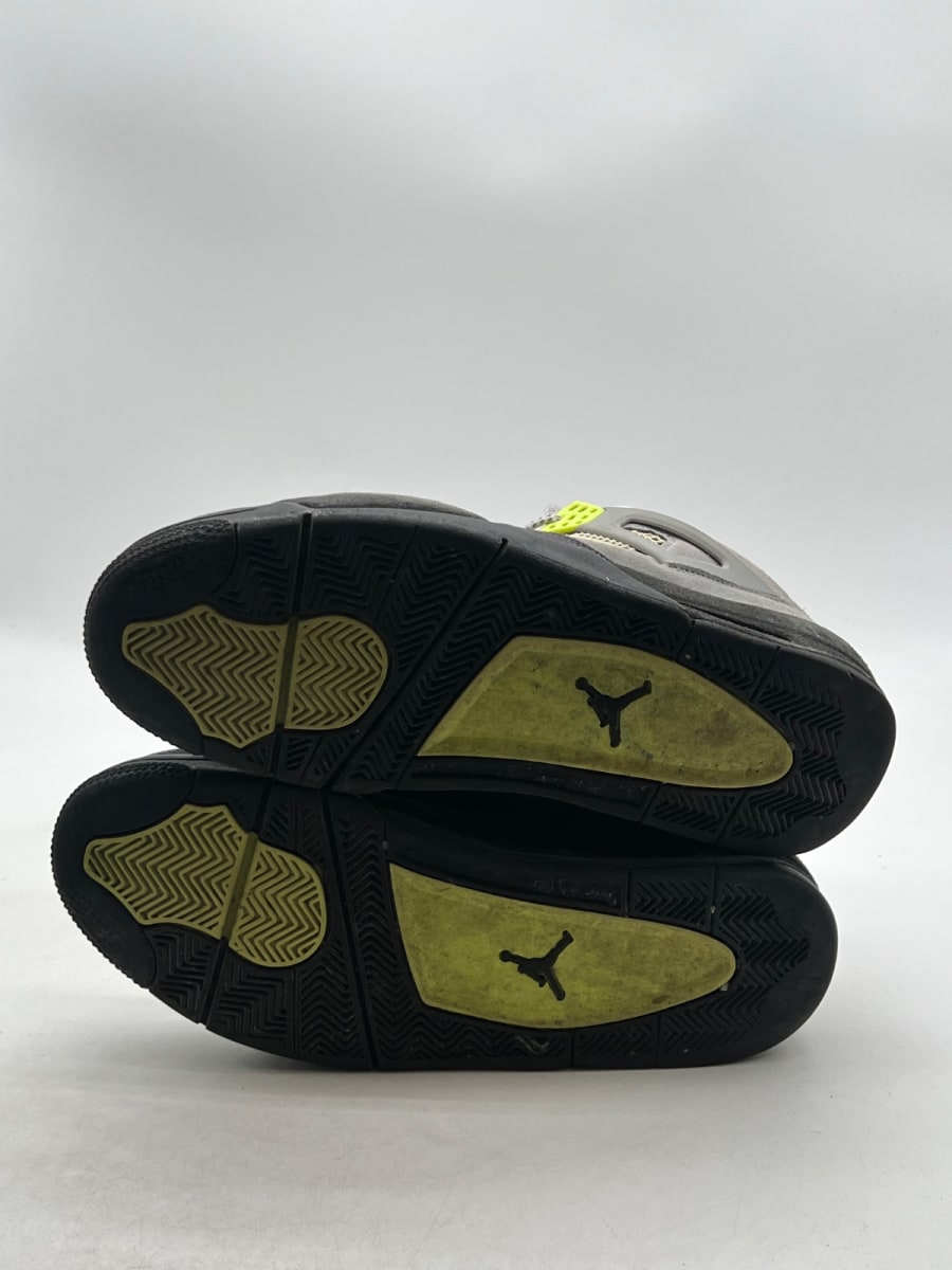Jordan 4 Retro SE 95 Neon 13 (Heavily Worn Pre-Owned)JordanCool Grey/Volt-Wolf Grey-Anthracite - Image 7
