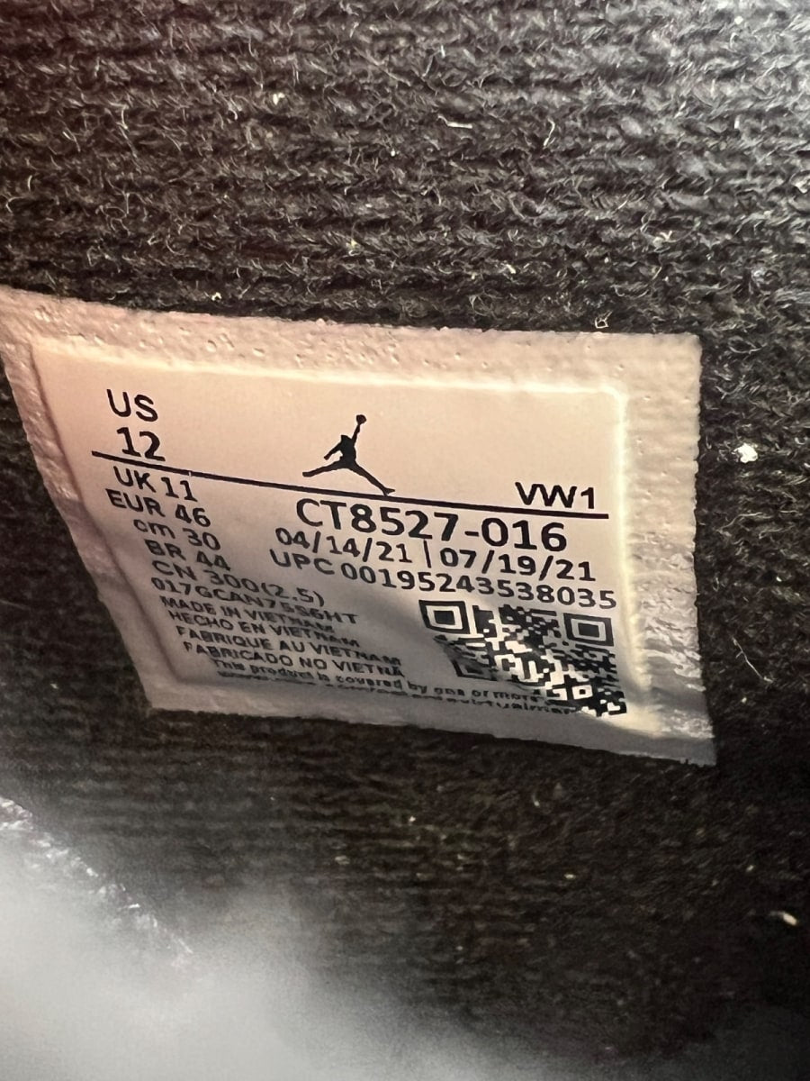 Jordan 4 Retro Red Thunder 12 (Lightly Worn Pre-Owned)JordanBlack/Multi-Color-Multi-Color-Crimson - Image 7