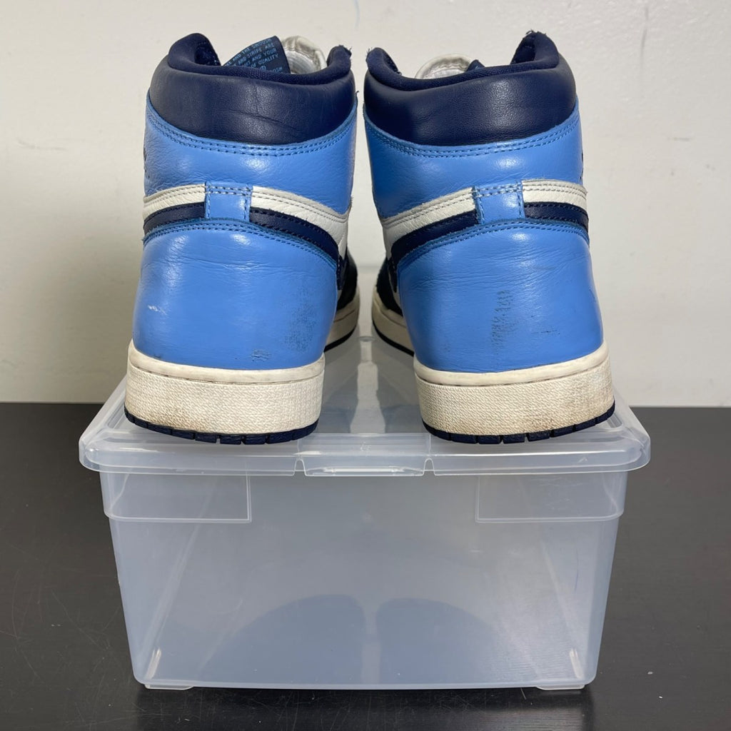 Jordan 1 Retro High Obsidian 12 (Moderately Worn Pre-Owned)JordanSail/Obsidian-University Blue - Image 4