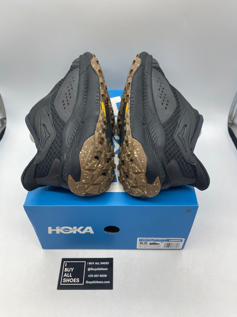 Hoka One One Project Transport Carbon Black 9.5 (Moderately Worn Pre-Owned)