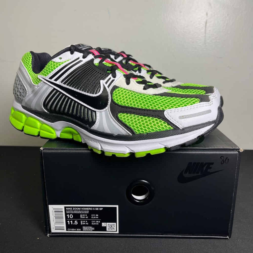 Nike Zoom Vomero 5 Electric Green Black (Size 10) - aux