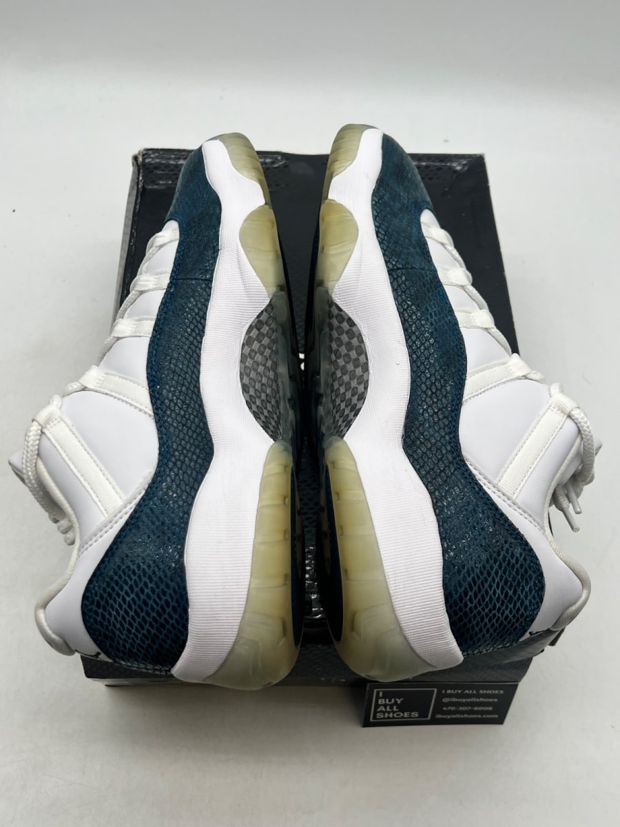 Jordan 11 Retro Low Snake Navy (2019) 12 (Lightly Worn Pre-Owned) - Image 7