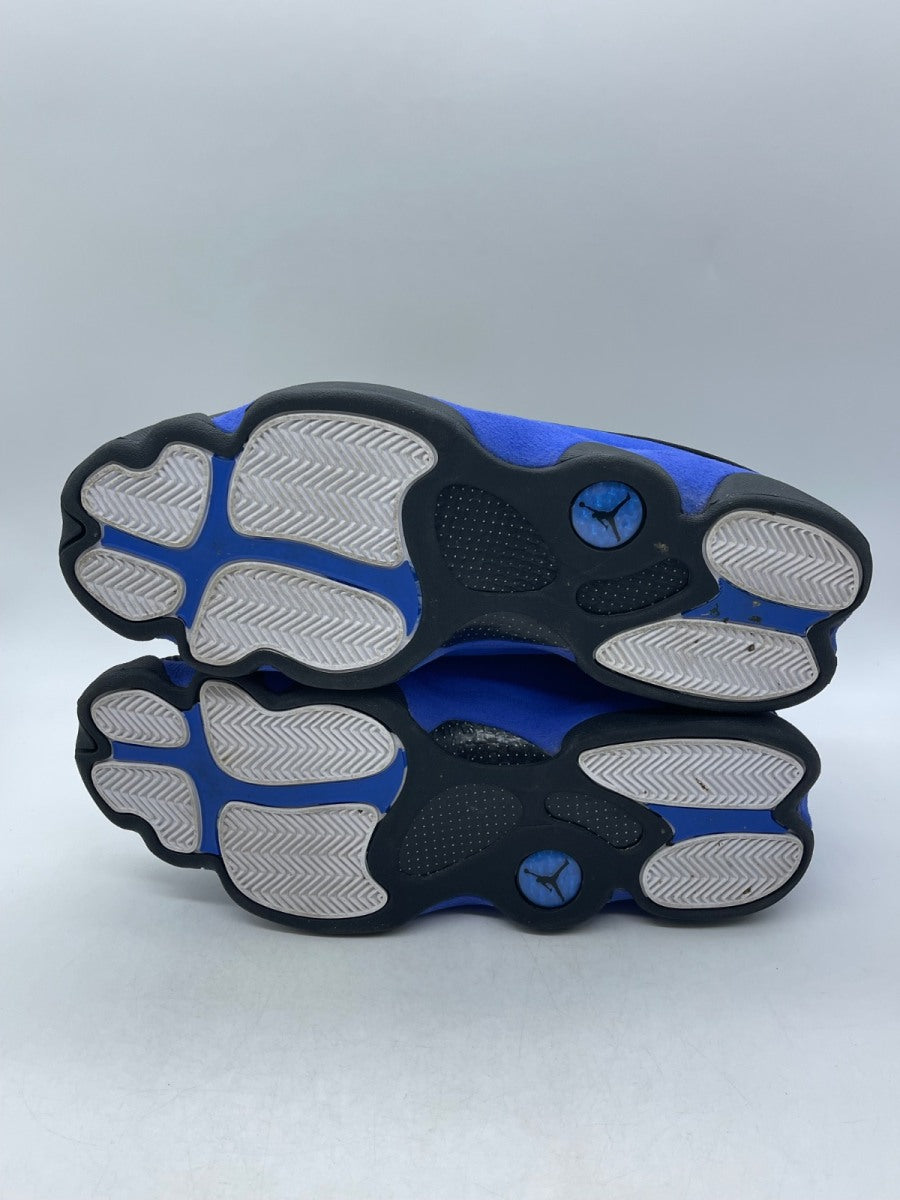 Jordan 13 Retro Black Hyper Royal 14 (Moderately Worn Pre-Owned)JordanBlack/Black-White-Hyper Royal - Image 7