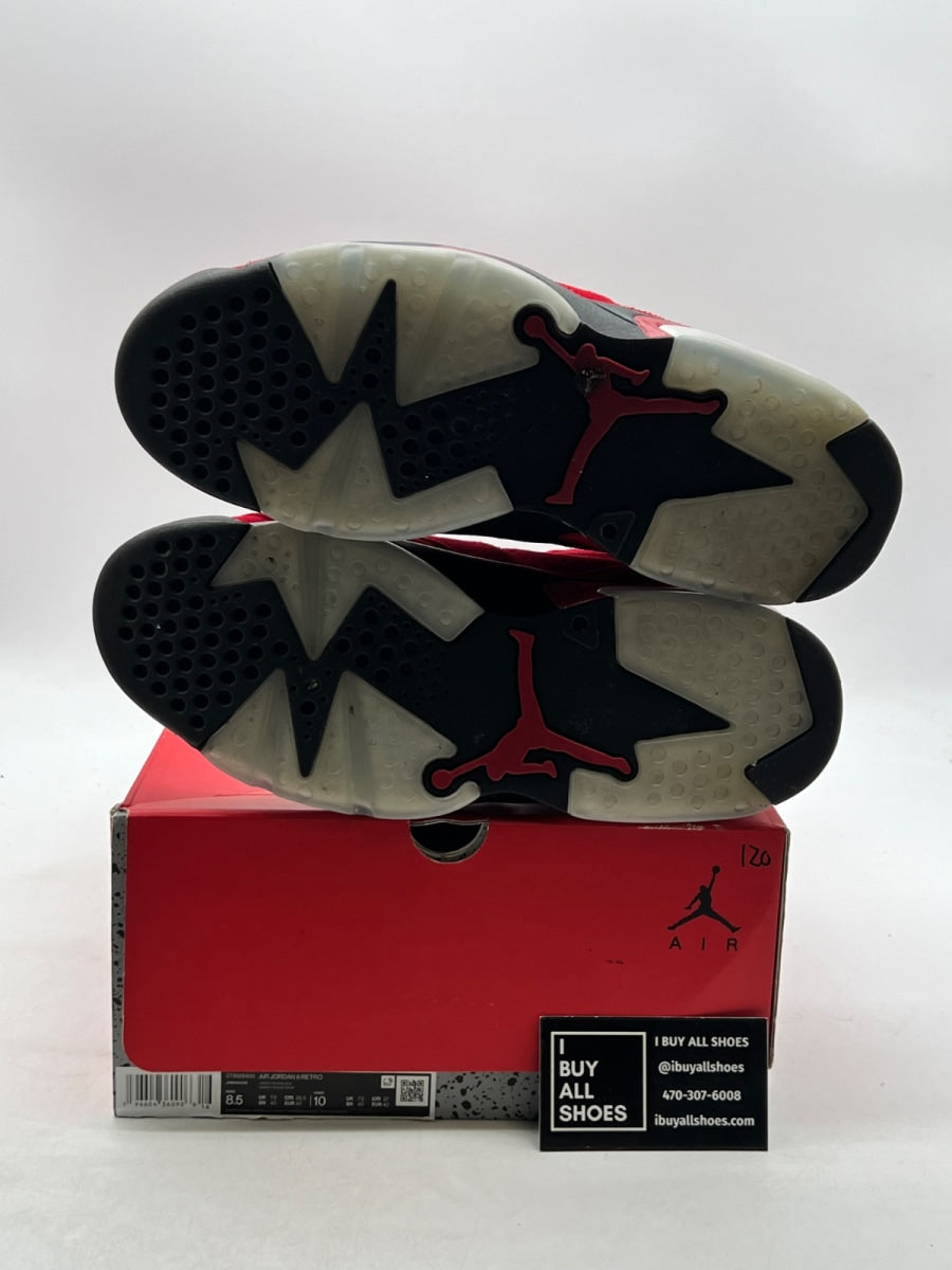 Jordan 6 Retro Toro Bravo 8.5 (Lightly Worn Pre-Owned) - Image 8