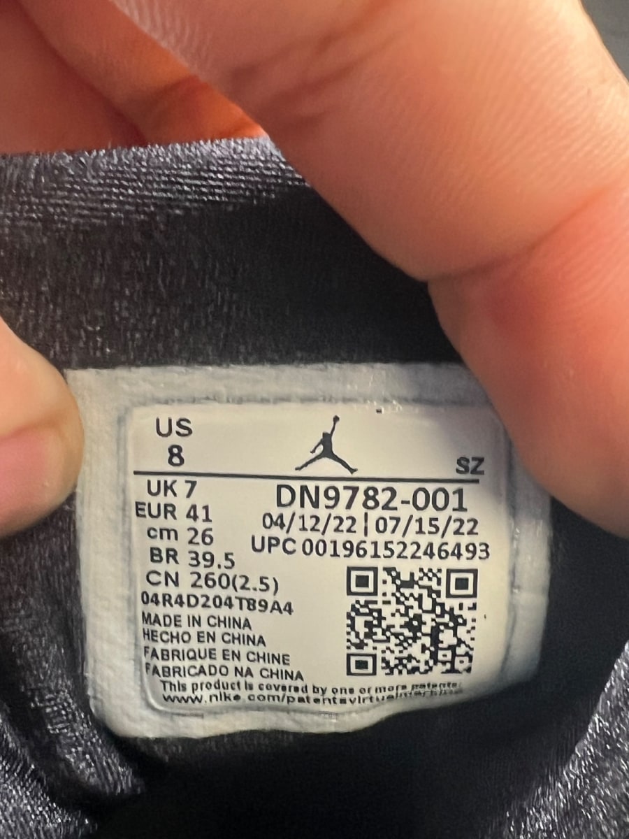 Jordan 7 Retro Black Olive 8 (Lightly Worn Pre-Owned) - Image 9