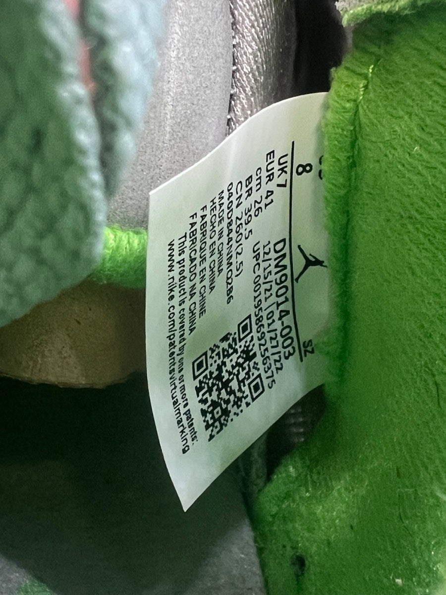Jordan 5 Retro Green Bean (2022) 8 (Moderately Worn Pre-Owned) - Image 9