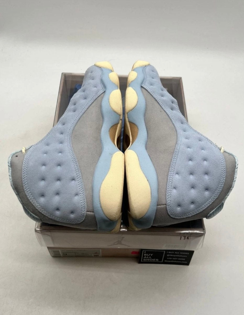 Jordan 13 Retro SoleFly 9 (Lightly Worn Pre-Owned)JordanWhite/University Blue-Neutral Grey - Image 8