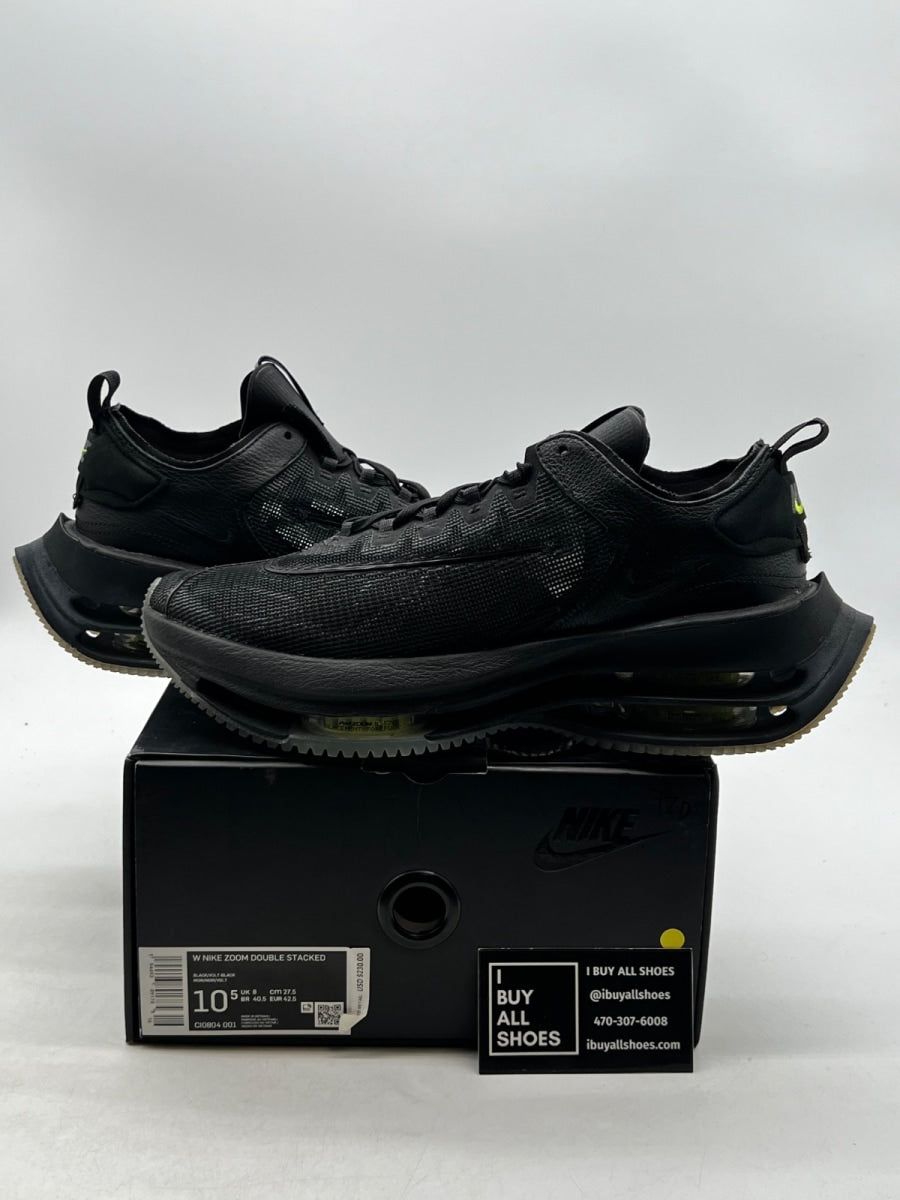 Nike Zoom Double Stacked Black (Women's) 10.5W (Lightly Worn Pre-Owned) - Image 1
