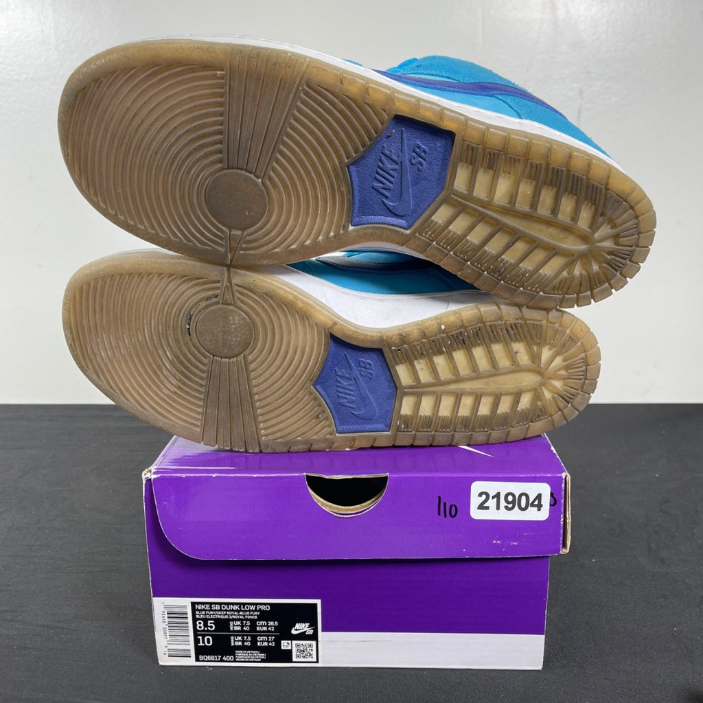 Nike SB Dunk Low Pro Blue Fury 8.5 (Moderately Worn Pre-Owned)NikeBlue Fury/Deep Royal-Blue Fury - Image 5