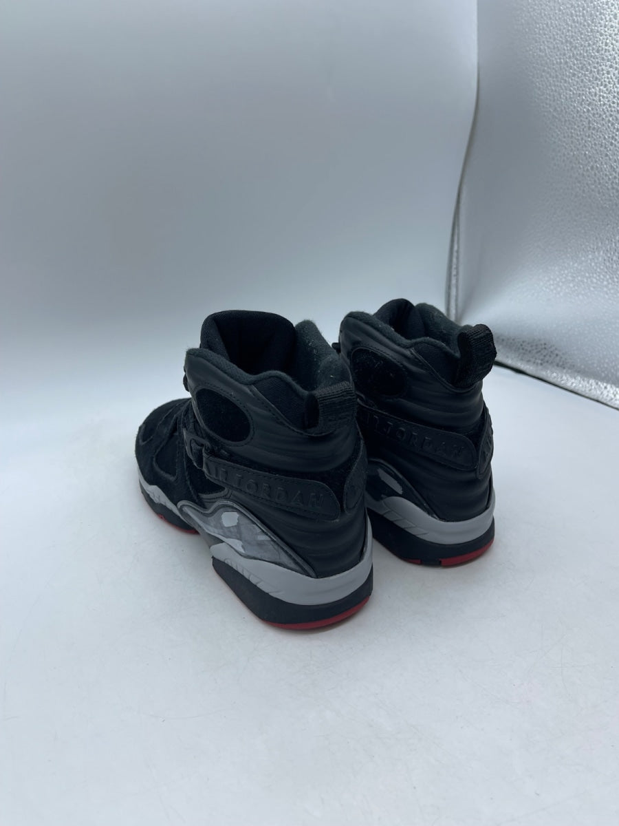 Jordan 8 Retro Black Cement (GS) 5Y (Moderately Worn Pre-Owned) - Image 4
