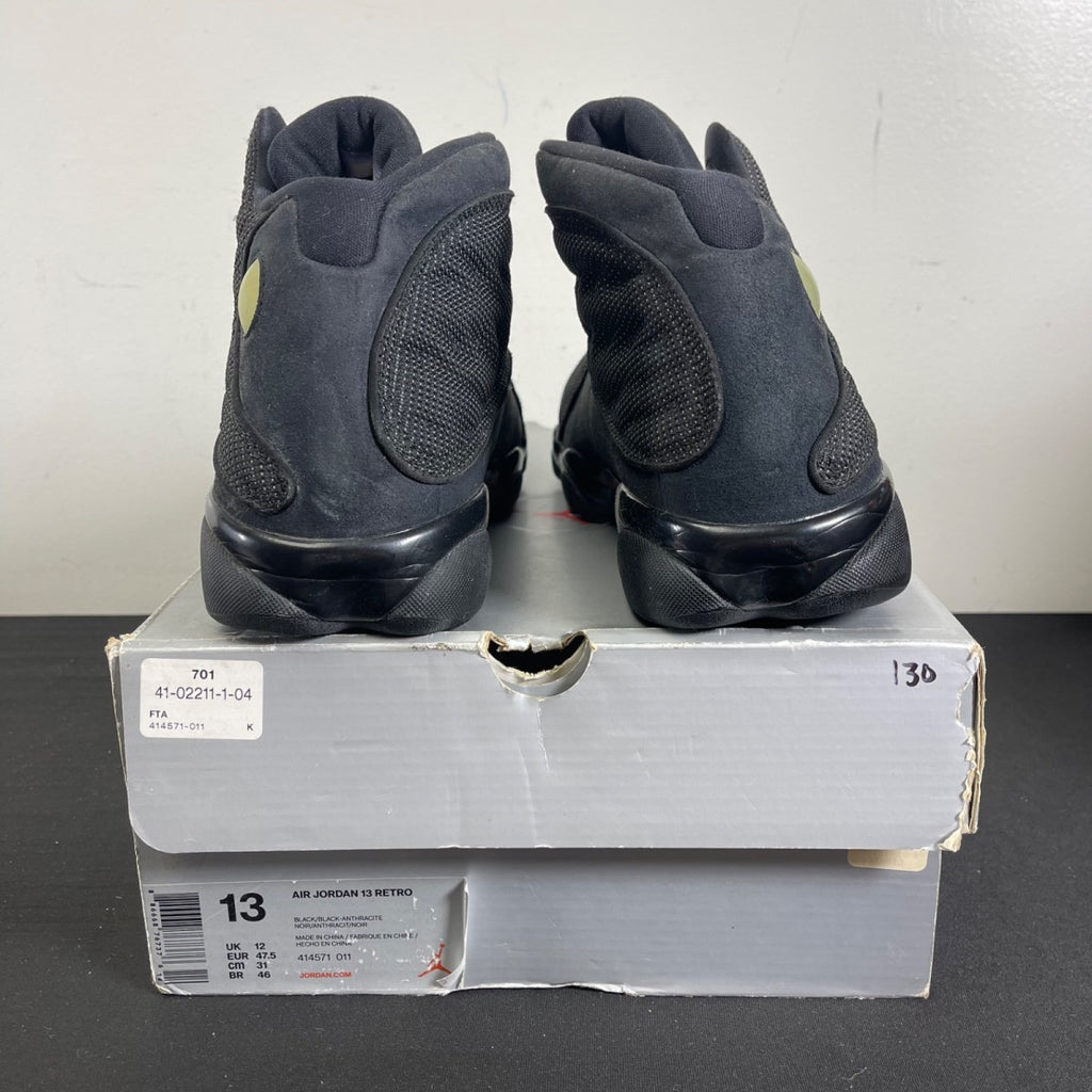 Jordan 13 Retro Black Cat 13 (Moderately Worn Pre-Owned)JordanBlack/Anthracite-Black - Image 4