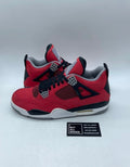 Jordan 4 Retro Toro Bravo 11.5 (Lightly Worn Pre-Owned)JordanFire Red/White-Black-Cement Grey - Image 1