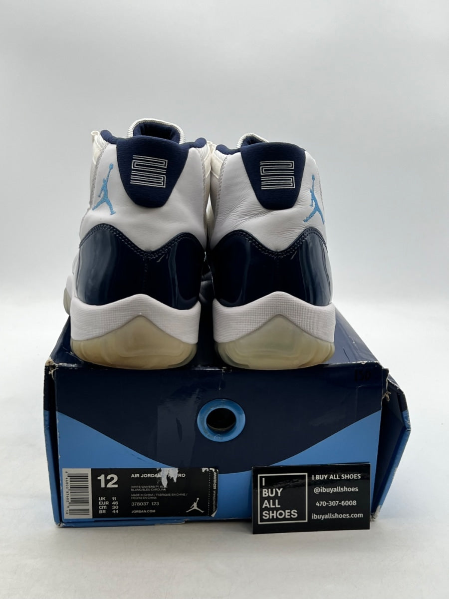 Jordan 11 Retro UNC Win Like 82 12 (Lightly Worn Pre-Owned) - Image 3