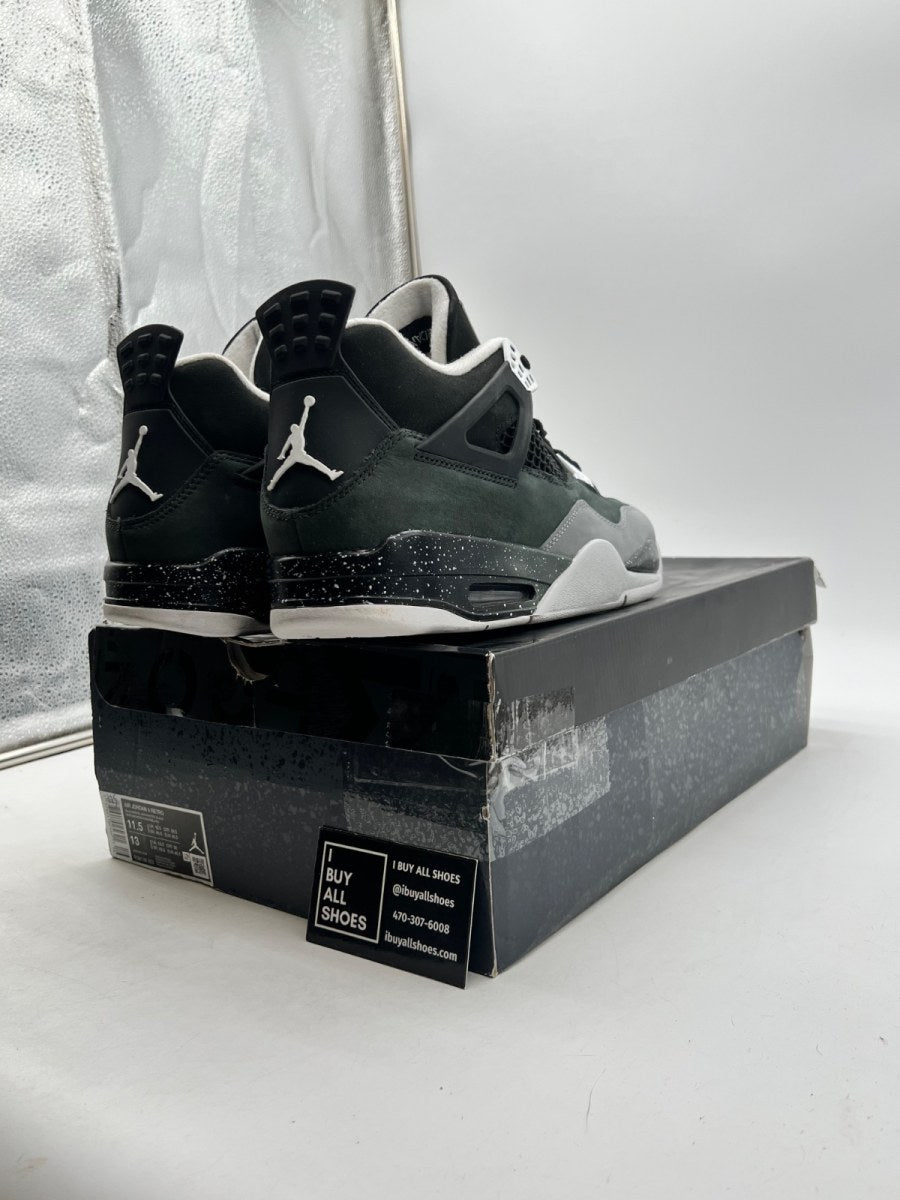Jordan 4 Retro Fear (2024) 11.5 (Moderately Worn Pre-Owned) - Image 5