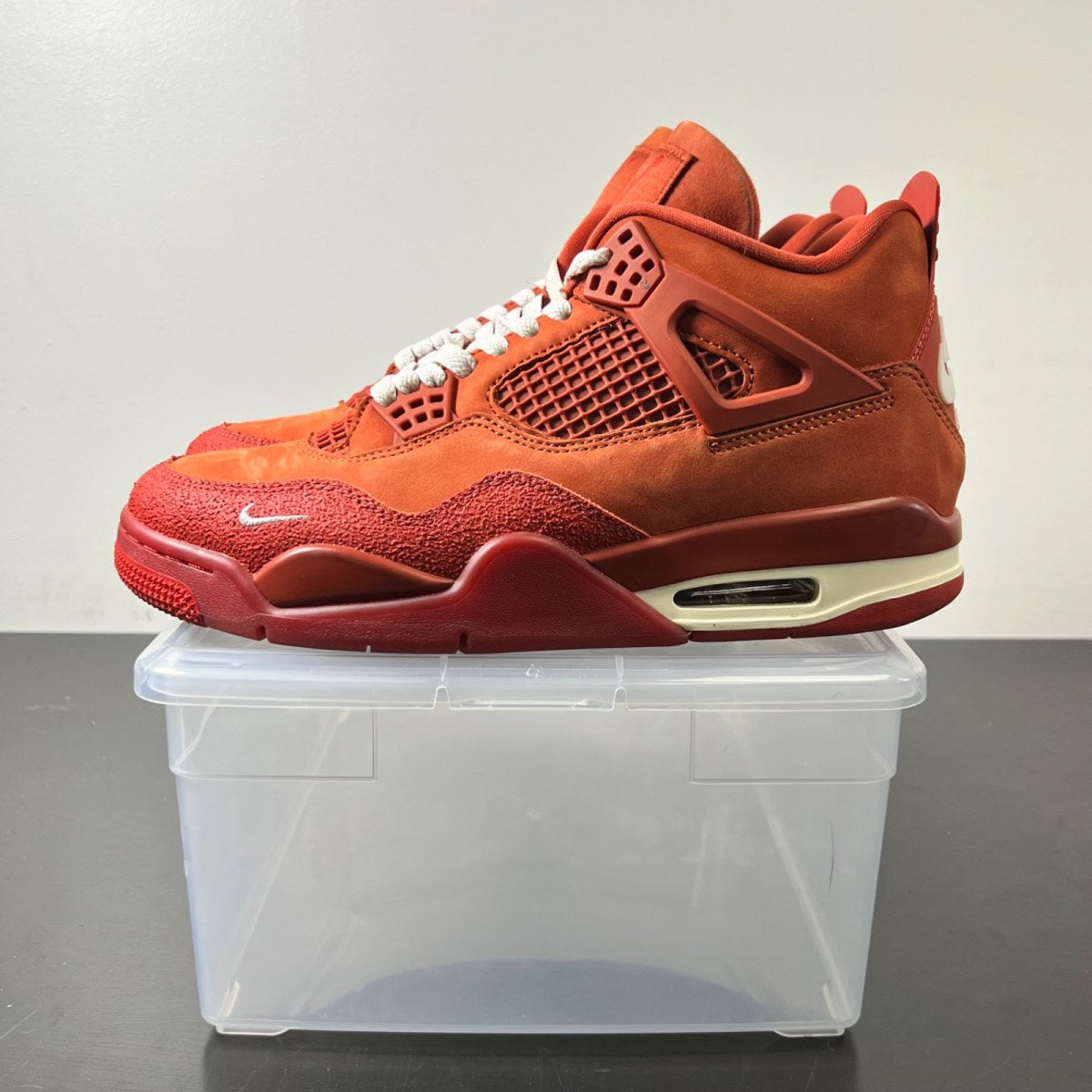 Air Jordan 4 Retro OG SP Nigel Sylvester Brick by Brick 9 (Lightly Worn Pre-Owned)JordanFirewood Orange/Sail-Cinnabar - Image 3