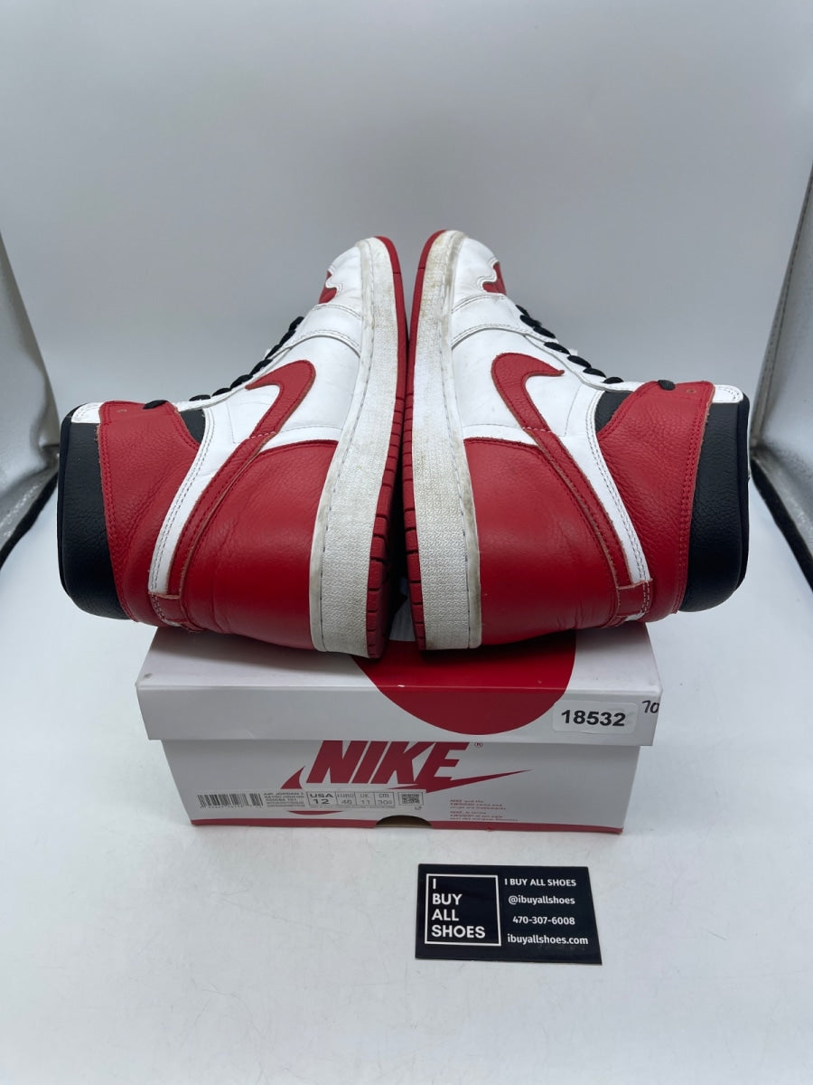 Jordan 1 Retro High OG Heritage 12 (Heavily Worn Pre-Owned) - Image 6