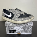 Jordan 1 Retro Low OG Black Cement (Size 12) - Image 1
