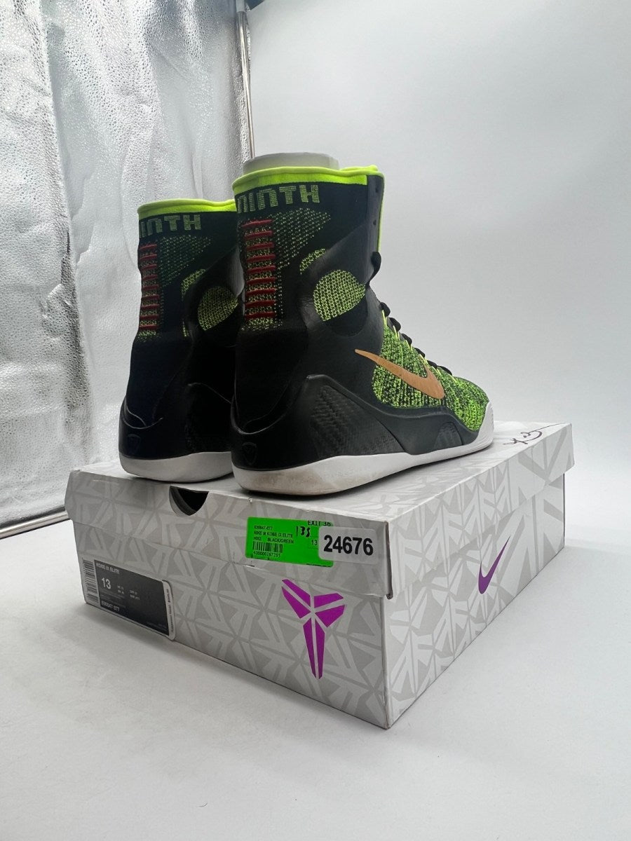 Nike Kobe 9 Elite Victory Restored 13 (Lightly Worn Pre-Owned)NikeBlack/Volt-Anthracite-Gold - Image 5