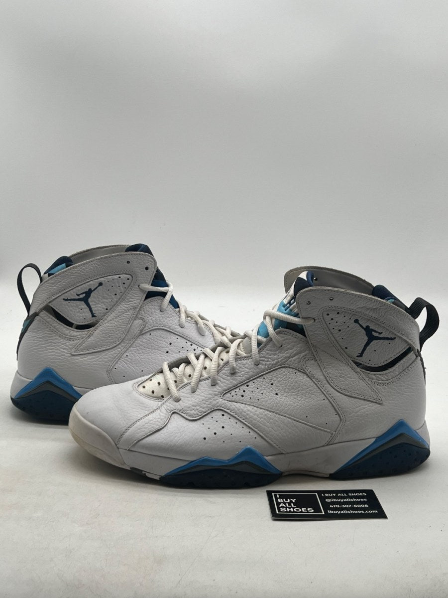 Jordan 7 Retro French Blue (2015) 13 (Moderately Worn Pre-Owned) - Image 1